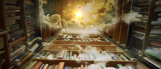 Estanterías con libros.