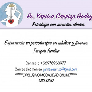 Psicóloga Yaritsa Carrizo Godoy