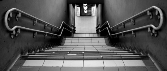 Escaleras.