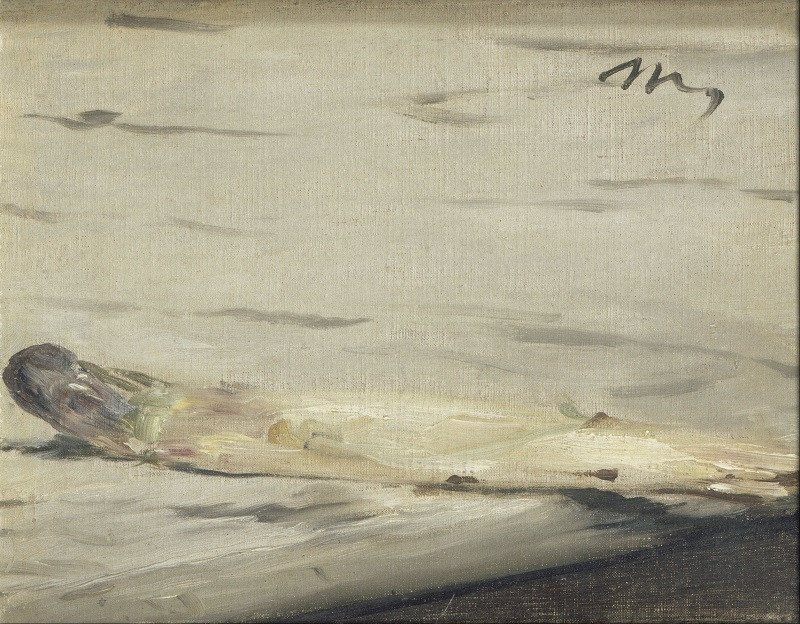 Pintura Un espárrago de Manet