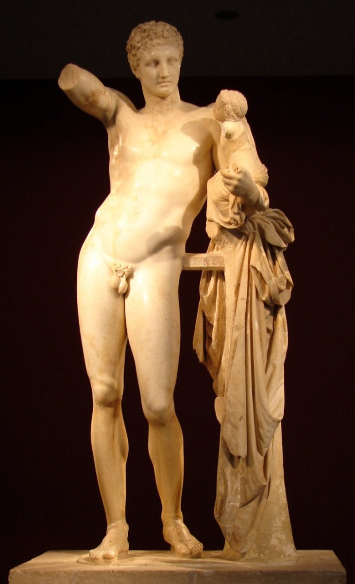 Hermes con Dionisio niño