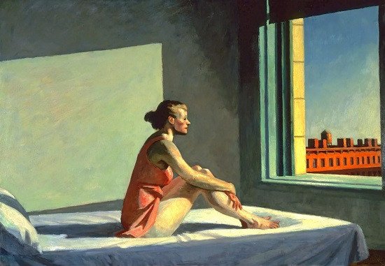 Sol de la mañana Edward Hopper