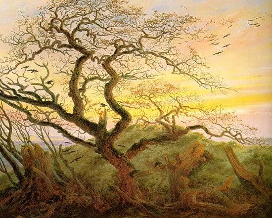 Árbol de los cuervos (Caspar David Friedrich)