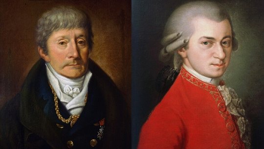 Eran realmente rivales Mozart y Salieri