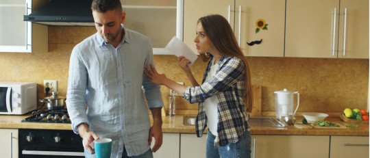 Discusiones constantes en pareja