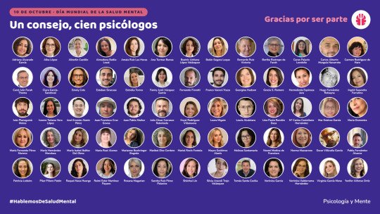 collage, psicólogos, campaña salud mental