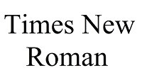 Times New Roman