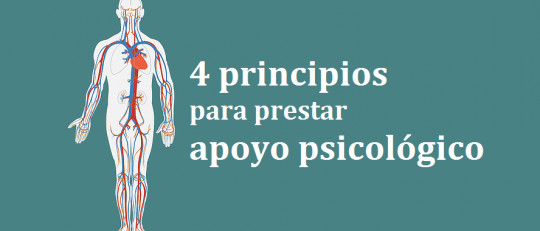 4 principios básicos para prestar apoyo psicológico en emergencias