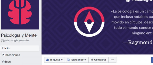 Página de Facebook de Psicología y Mente hackeada