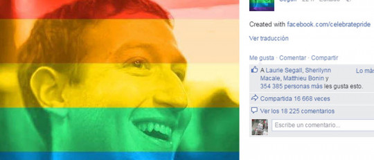 Lo de las fotos de arcoíris en Facebook es una investigación social