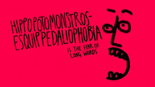 Hipopotomonstrosesquipedaliofobia es el miedo a las palabras largas